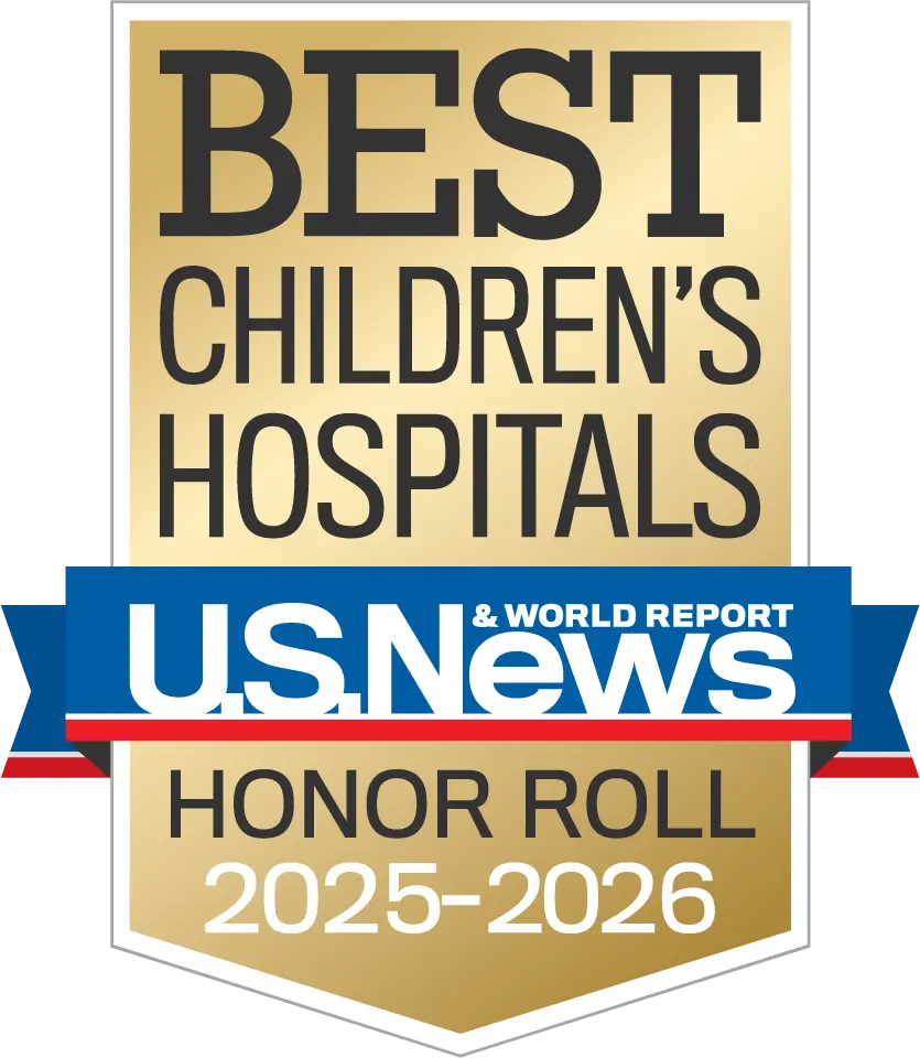 us news and world report best childrens hospitals 2026 badge